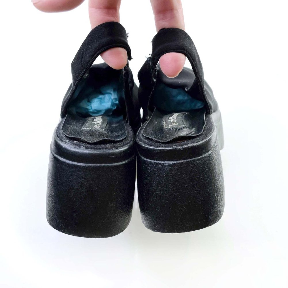 ⚡️SOLD⚡️ vintage le chateau 90s slingback flatform shoes - size 7 - Picture 4 of 7